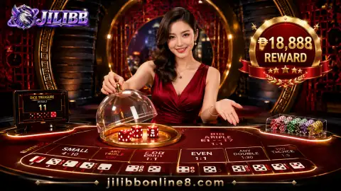 JILIBB live casino round scene showing the result phase before the table resets